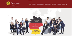 Desktop Screenshot of dexport.nl